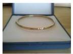 Beautiful Gold Ladies Bracelet. Dainty 9ct gold bangle....